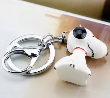 Snoopy Double Ring Melamine Key Chain - snoopn4pnuts.com