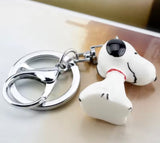Snoopy Double Ring Melamine Key Chain