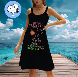 Snoopy Women's Summer Sundress (Great For The Beach, Picnics, Etc.) - snoopn4pnuts.com