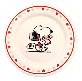 Snoopy Hearts Valentine’S Day Melamine Dinner Plate