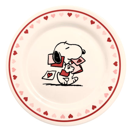 Snoopy Hearts Valentine’S Day Melamine Dinner Plate