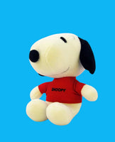 Snoopy Hanging Doll With Tethered Suction Cup - Red Shirt