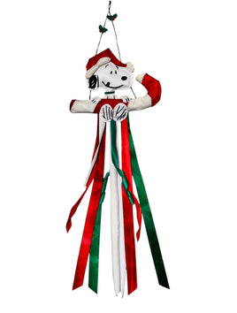 Snoopy Santa Christmas Mini Windsock