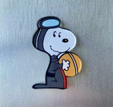 Snoopy Acrylic Magnet - Scuba Diver