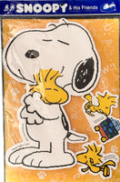 Peanuts Large Self-Adhesive Laminated Foam Wall Decor (3 Pieces) - Snoopy and Friends