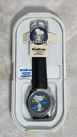 1990 Snoopy Quartz Watch With Rotating Woodstocks