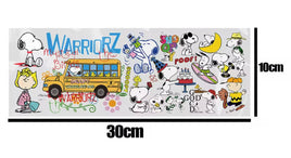 Snoopy Vinyl Bottle Wrap (Or Cut Out Images And Decorate Several Bottle, Cups, Etc.)