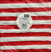 Patriotic Dinner Napkins (Plain/No Peanuts Images) - ON SALE! - snoopn4pnuts.com