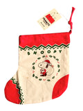 SNOOPY VINTAGE CHRISTMAS STOCKING (New But Near Mint)