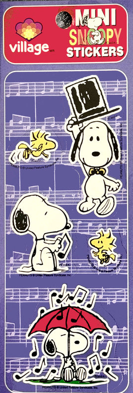 Vintage Hallmark Snoopy Stickers