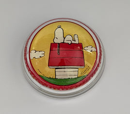 Snoopy Vintage Glass Paperweight - Snoopy's Doghouse