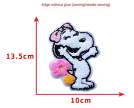 Belle Large Soft Furry Patch (Sew - On) - 6" High! - snoopn4pnuts.com