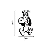 Snoopy Enamel Pin - Hang On!