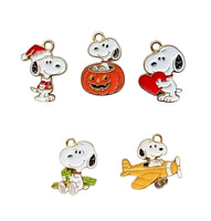 Snoopy Metal and Enamel Charm