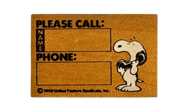Snoopy And Woodstock Rubber Stamp (PLEASE CALL) - Used But MINT Condition