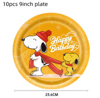 Snoopy Fall Leaves Dinner Plates