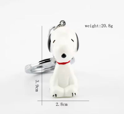 Snoopy Double Ring Melamine Key Chain - snoopn4pnuts.com