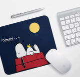 Snoopy Mouse Pad - Sleeping on Doghouse