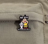 Charlie Brown And Snoopy Enamel Pin - BE YOU!