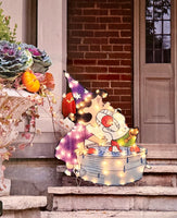Peanuts Halloween Pre-Lit LED Outdoor Window Decor - Lucy Bobbing For Apples
