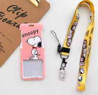 Snoopy Photo ID Case With Removable Lanyard - Great For Teachers, Students, Business and Medical Personnel, Etc. - snoopn4pnuts.com
