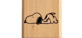Peanuts Rubber Stamp - Sleepy Snoopy - snoopn4pnuts.com