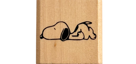 Peanuts Rubber Stamp - Sleepy Snoopy - snoopn4pnuts.com