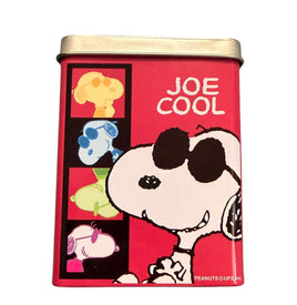Joe Cool Tin "Band - Aid" Shaped Canister (New But Near Mint) - snoopn4pnuts.com