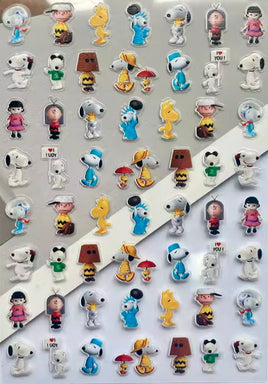Peanuts Clear - Backed Mini Sticker Set - snoopn4pnuts.com