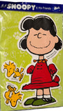 Peanuts Large Self-Adhesive Laminated Foam Wall Decor (3 Pieces) - Lucy and Friends