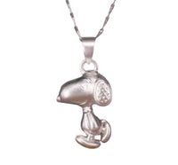 Snoopy 3-D Sterling Silver Pendant - ON SALE!