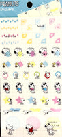 Peanuts Die-Cut Mini Plastic Stickers - Snoopy