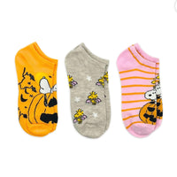 Snoopy Matching No Show Halloween Socks