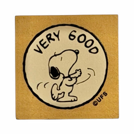 Snoopy Rewards Rubber Stamp (VERY GOOD) - Used But MINT Condition