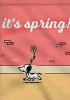 Peanuts Double-Sided Flag - It's Spring!