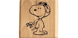 Peanuts Rubber Stamp - Snoopy Flying Ace - snoopn4pnuts.com