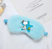 Snoopy Plush and Satin Sleep Mask