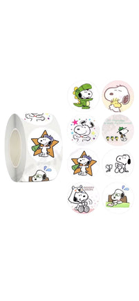 Peanuts 500 - Piece Sticker Roll - snoopn4pnuts.com