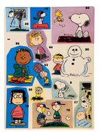 Snoopy and Friends Vintage Sticker Set - Great for Scrapbooking! (Number Is BESIDE The Sticker/NOT On Actual Sticker) - snoopn4pnuts.com