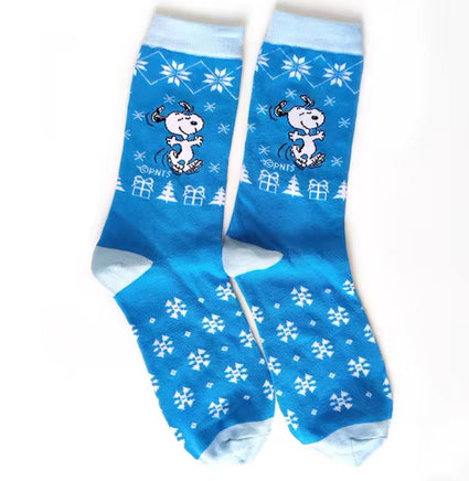 Men's Dress Socks - Snoopy Snowflakes - snoopn4pnuts.com