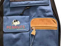 Peanuts Full-Size Multi-Pocketed Backpack With Suede Leather Accents - VERY NICE!