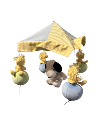 Snoopy and Woodstock Rotating Musical Crib Mobile - snoopn4pnuts.com