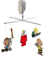 Peanuts Vintage Rotating Musical Crib Mobile Imported From France (Linus' Leg Repaired Well/Otherwise Everything Like New) - snoopn4pnuts.com