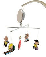 Peanuts Vintage Rotating Musical Crib Mobile Imported From France (Linus' Leg Repaired Well/Otherwise Everything Like New) - snoopn4pnuts.com