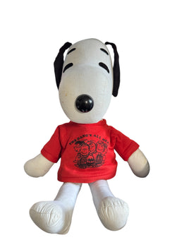 Snoopy Large Vintage Rag Doll - 15" Tall! (Marks On Body) - snoopn4pnuts.com
