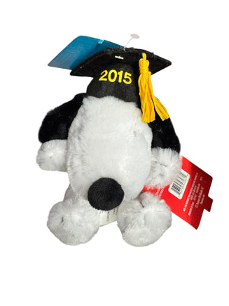 2015 Hallmark Snoopy Graduation Plush Bean Bag Doll With Card Holder Hat - snoopn4pnuts.com