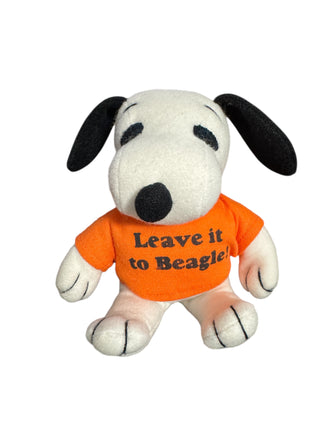 Snoopy Plush Doll - Leave It To Beagle - snoopn4pnuts.com