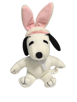 Easter Beagle Snoopy Plush Doll With Bendable Ears (Near Mint) - snoopn4pnuts.com