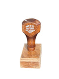 Snoopy Vintage Rubber Stamp With Wood Handle - Charlie Brown