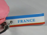 Snoopy Country PVC Cell Phone Charm - France  (Or Hang It On A Key Ring)